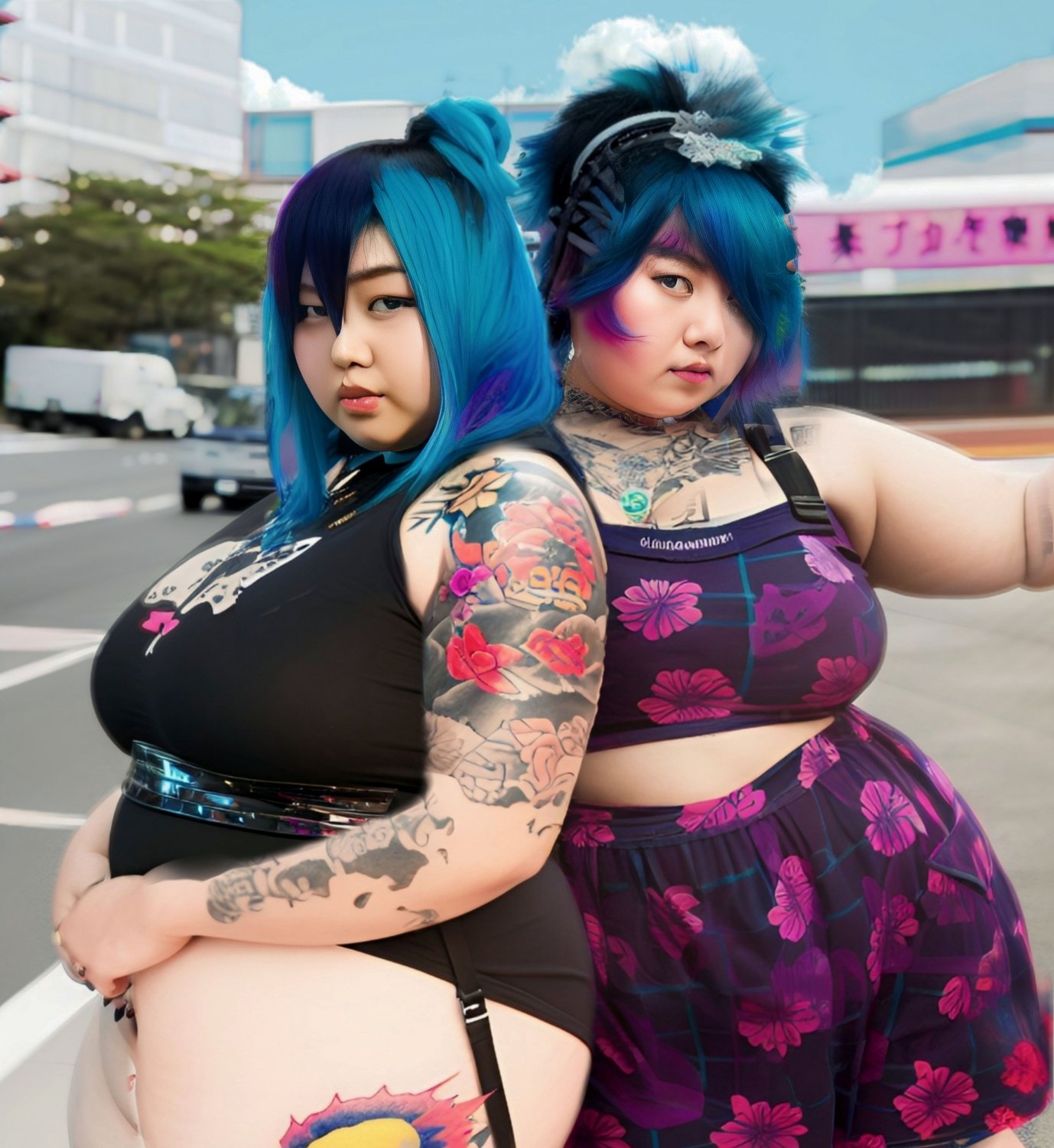 ポチャッ娘のヘアカラー博覧会 #JnxCvAUw
