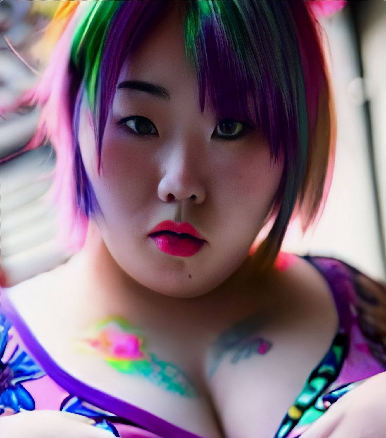 ポチャッ娘のヘアカラー博覧会 #vnfOzE5C