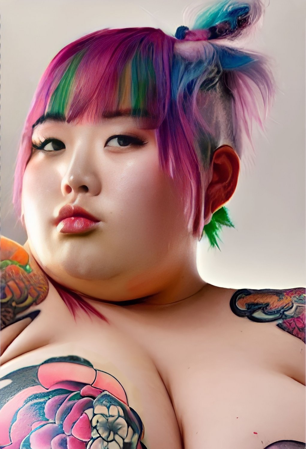 ポチャッ娘のヘアカラー博覧会 #whHAzrZe