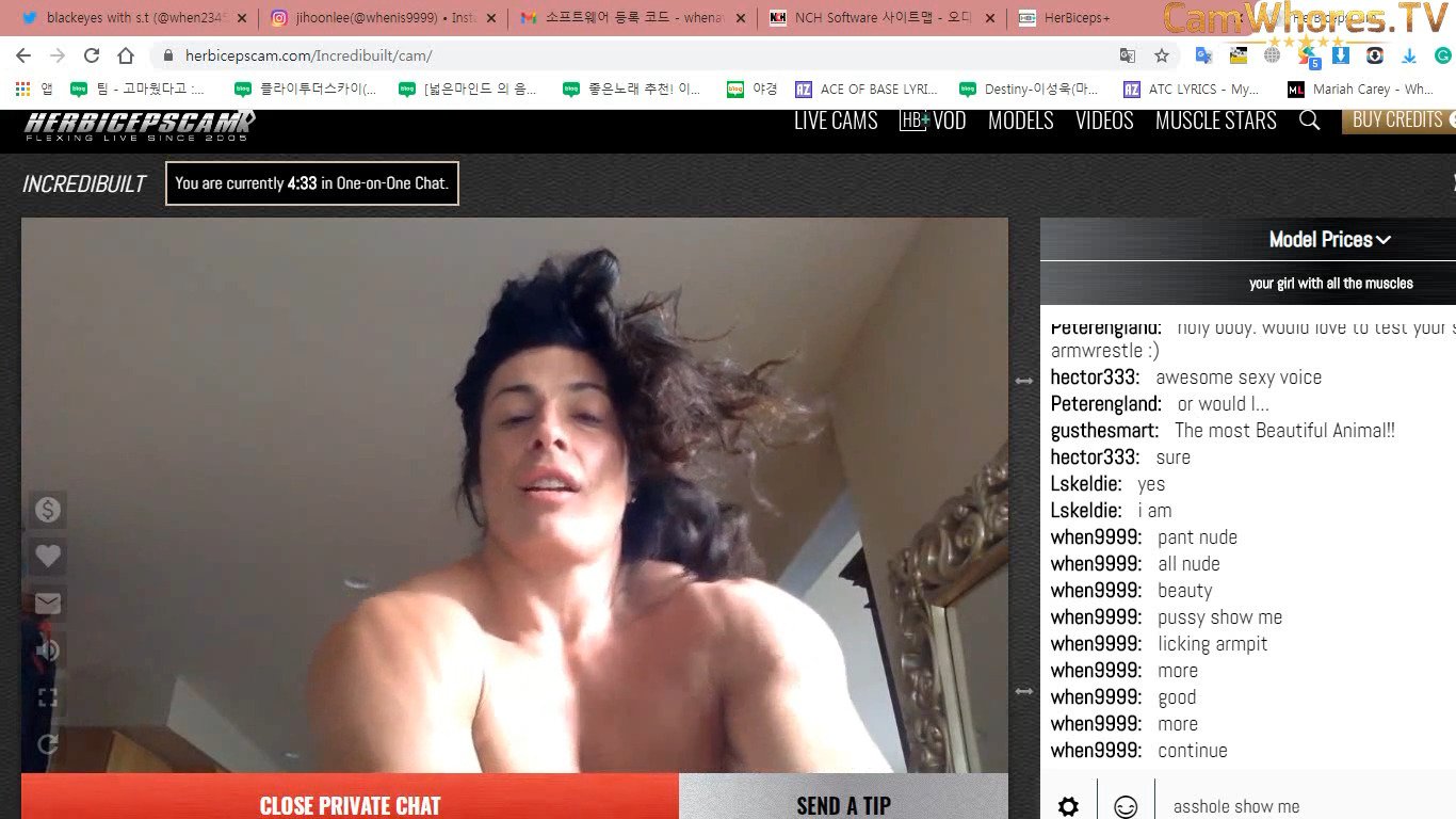 Mrs Hanson, sexual bodybuilding nudes & muscle orgasms #MgHcShrB